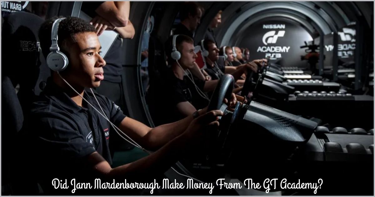 Did Jann Mardenborough Make Money From The GT Academy